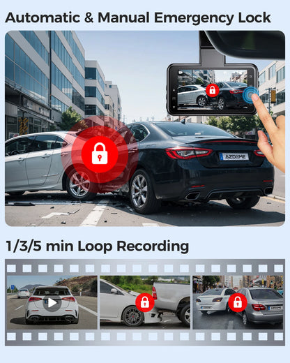 Dash Cam M17 1080P Front Cam Built-In ADAS GPS Car Camera 24H Parking Monitor Night Vision Car DVR WIFI APP 150°FOV