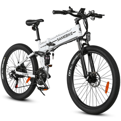 [UK Direct]  LO26-II-FT 12.5Ah 48V 500W(Max 800W) 26 Inches Moped Electric Bike Smart Folding Bike 80-90Km Mileage Max Load 100Kg with EU Plug Dual Dics Brake