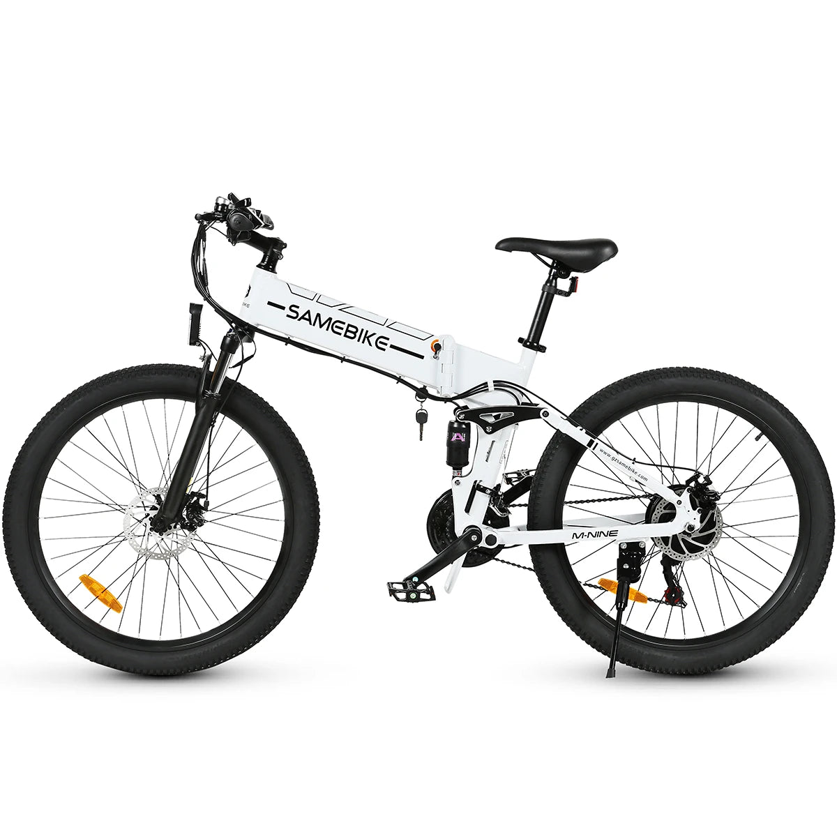 [UK Direct]  LO26-II-FT 12.5Ah 48V 500W(Max 800W) 26 Inches Moped Electric Bike Smart Folding Bike 80-90Km Mileage Max Load 100Kg with EU Plug Dual Dics Brake