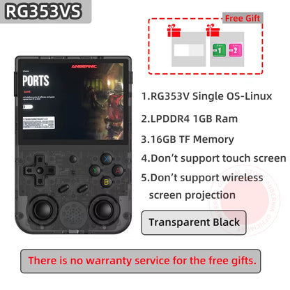 ANBERG353VS Retro Handheld Game Linux System Built- in 4452 Games RG353V Emulator Handheld Console RK3566 Supports Hdmi-Tv-Out