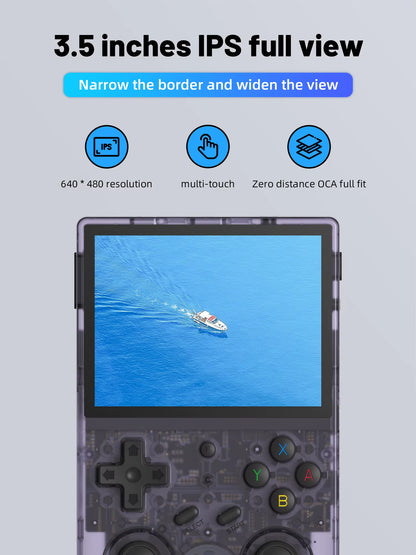 ANBERG353VS Retro Handheld Game Linux System Built- in 4452 Games RG353V Emulator Handheld Console RK3566 Supports Hdmi-Tv-Out